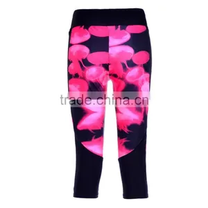 OEM Service Chinese Supplier High Quality Custom Sublimation Leggings With Pocket thumbnail-4