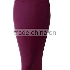 Fashion Lightweight Stretchy Fabric Elastic Waist Band Pencil Skirt for Woman thumbnail-6
