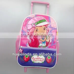 2014 New Wheeled School Bag for Girls Hot Sell School Bag thumbnail-1