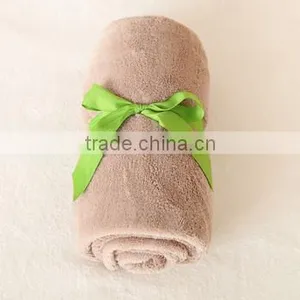 Wholesales Soft Plain Solid Shu Velveteen Blanket thumbnail-2