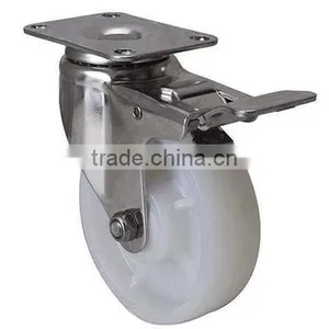 3inch Shopping Cart Swivel Scaffold Caster Wheel With Brake for Trailers thumbnail-3