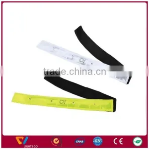 Dongguan New Version Reflective Slap Wrap Wrist Band and Safety LED Reflective Armbands thumbnail-3