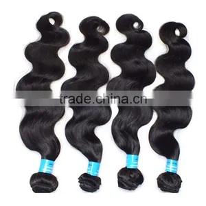 Body Wave Peruvian Human Hair Weaves Wavy Black Rose Unprocessed Virgin Peruvian Hair Extensions thumbnail-2