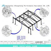 Roof Truss Aluminum Stage Light Truss Performance Concert Screw Truss thumbnail-1