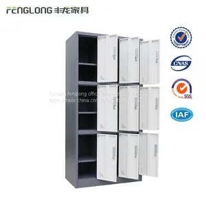 Hot Selling Professional Office Furniture Importer 9 Door Steel Wardrobe Locker thumbnail-4