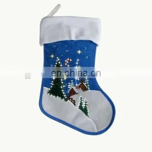 Wholesale Plush Christmas Stocking for Wall Hanging thumbnail-1