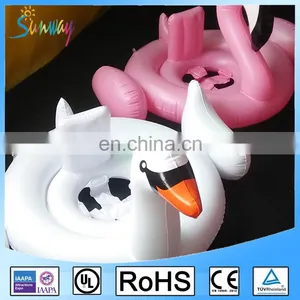 Sunway Baby Inflatable Flamingo Shape Kids Float Seat Swimming Boat Ring Swim Ride-On Toys thumbnail-5
