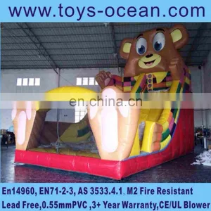 Cheap Gaint Inflatable Bear Slide Bouncer for Toddlers Sale thumbnail-1