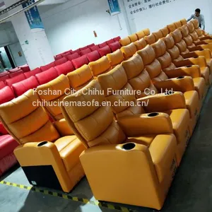 High End Cinema Sofa,leather Movie Theater Seats thumbnail-2