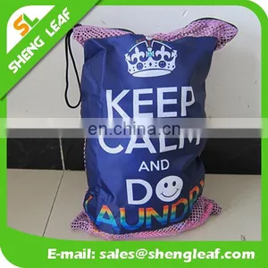 Laundry Mesh Bag for Customized Mesh Drawstring Laundry Bag for Sale thumbnail-3