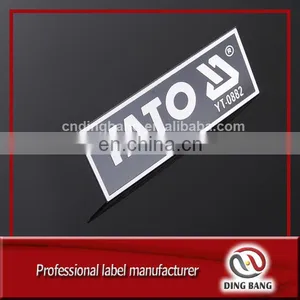Ali Gold Supplier Custom Logo Made High Polished Mini Size Electric Appliance Use Self Adhesive Nameplate thumbnail-1