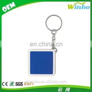 Winho Promotional Square Tape Measure Keychain Logo Printing thumbnail-5