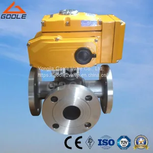 Pneumatic T Port Three Way Ball Valve (GZSHT) thumbnail-1