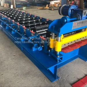 Low Price Full Automatic Trapezoidal Roofing Panel Sheet Roll Forming Machine thumbnail-5