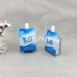 Four-sided Sealed Acid and Alkali Resistant Liquid Packaging Bag/beverage Water Independent Suction Nozzle Packaging Bag Aluminum Foil Bag thumbnail-4