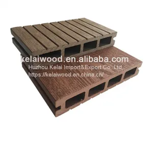 Outdoor Waterproof Engineered Wooden Flooring Popular Wpc Hollow Decking High Quality Gazebo Wpc Floor thumbnail-2
