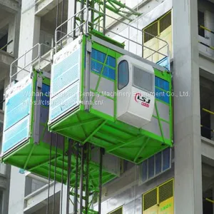 Professional Manufacturer SC200/200 Double Cages 0-33m/min Construction Hoists thumbnail-5