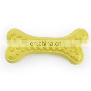 Easy to Clean Non-toxic Pet Chew Toy Molar Tooth Rubber Dog Toy Bone thumbnail-5