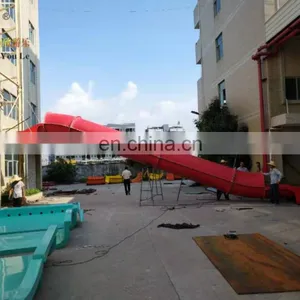 Best Price Exciting Water Rides Fiberglass Water Slide Barrel and Sled Slide thumbnail-2