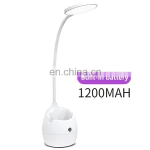 Wholesale Fashion Modern Rechargeable Battery Led Table Light Lamp Touch Reading Table Lamp thumbnail-4