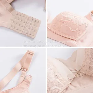 Breastfeeding Underwear, Pregnant Women's Bra, Gathered to Prevent Sagging, Big Breasts, Comfortable Bra During Pregnancy, Buckle Before Feeding and Postpartum thumbnail-5