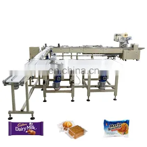 KV Automatic Pusher Feeding Wafer Biscuit Packing System Wafer Stick Machine Packing Line thumbnail-1