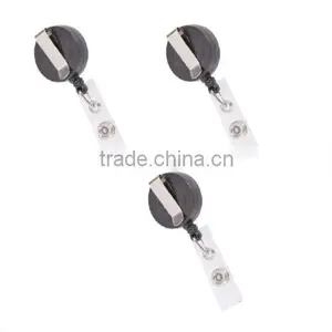 Retractable Card Holder 3Pcs ID Badge Conference Guess Card Key Reel Roller Clip thumbnail-1