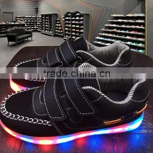 Colorful LED Flashing Light Kids Shoes, Rechargeable LED Shoes Kids thumbnail-5