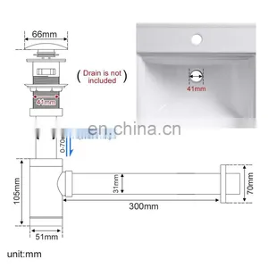 Sliver Chrome P-TRAP Brass Basin Sink Waste Trap Drain Kit Bottle Trap thumbnail-2