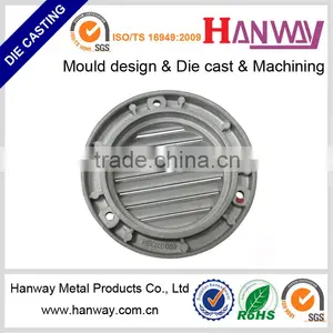 Customize Aluminum Die Casting CNC Machining Powder Coating for Solar Led Light Cover thumbnail-1