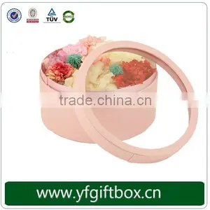 Wholesale Color Printing Cylindar Round Boxes For Flower Gift thumbnail-4