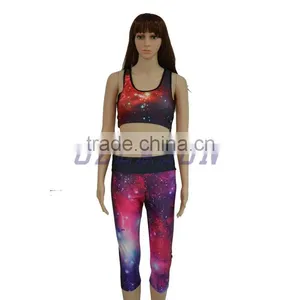 Newest Style Women Yoga Capris Pants , Great Stretch Women Yoga/fitness Clothing thumbnail-2
