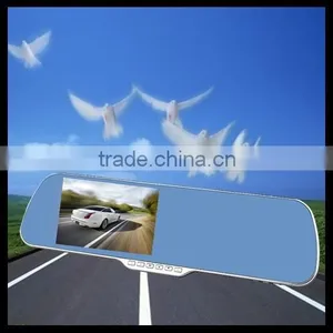 5 Inches Ultra-thin Bluetooth Reverse Camera Rearview Mirror thumbnail-1
