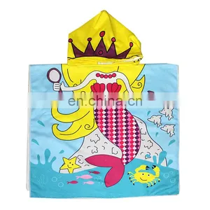 Hot-sale New Custom Cartoon Animal Bath Robe Kids Girl Towels Cotton Bath Towels thumbnail-5
