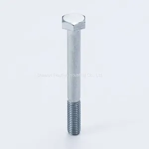 M3 - M39 Hex Head Cap Screw Bolt Grade 8.8 Galvanized Carbon Steel Half Threaded thumbnail-3