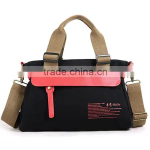 High Quality Waxed Canvas Cotton Messenger Bag thumbnail-1