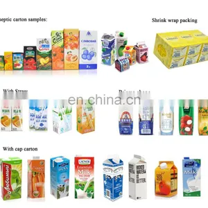 Shanghai Factory Aseptic Brick & Diamond Shape Carton Box Filling Packing Machine for Milk/juice Drinks Packaging thumbnail-4