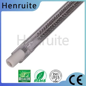 1500w Industrial Quartz Lamp Infrared Halogen Heater Quartz Heating Element for the Quartz Flash Cure Dryer thumbnail-2
