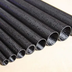 High Stiffness Carbon Fiber Wing Tubes for rc Plane Custom Carbon Tube Made in China thumbnail-1