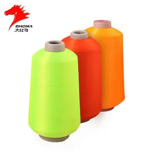 100D Polyester Yarn Full Dull Low Breakage Dty Yarn Twisted 100% Polyester Yarn High Color Fastness thumbnail-1