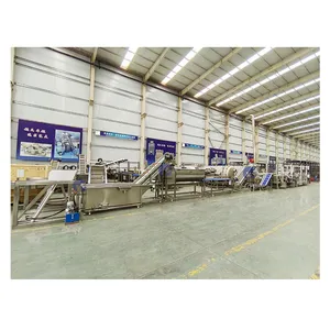Full Automatic Banana Chips Potato Wedges Frozen French Fries Production Line Potato Chips Making Machine Price thumbnail-2
