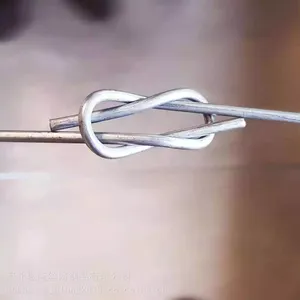 Customization Galvanized Quick Link Cotton Baling Wire Ties / Junked Tires Baling Wire Ties thumbnail-2
