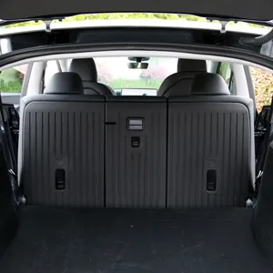25 Model Y Juniper 2nd Row Seatback Protector Mats. TPE thumbnail-5