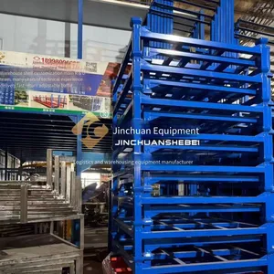Jinchuan Non-standard Steel Folding Stacking Rack, All-steel Welded Structure, Can be Used as a Transport Container or a Temporary Shelf thumbnail-4