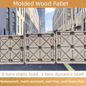 Food and Pharmaceutical Grade Molded Wood Pallets — Nail-Free, Splinter-Free, Safe, and Eco-Friendly thumbnail-1