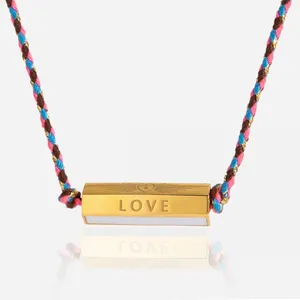 CNC Precision Cut Stainless Steel Necklace With REACH Compliant Finish thumbnail-3