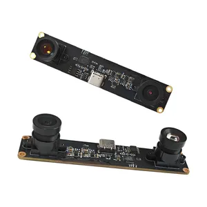 IMU VR Camera 2M Dual Lens Synchronization USB2.0 Camera High Speed 3840*1200@ 30fps 3D Stereo Camera AR0234 thumbnail-3