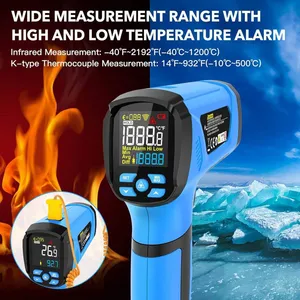 Infrared Thermometer for HVAC and Electrical Maintenance With Fast Response and Max/Min Hold thumbnail-3
