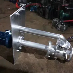 Concentrated Sulfuric Acid Pump, fy Type Stainless Steel Submerged Pump Fy50 - 25 Long - Shaft Vertical Centrifugal Pump thumbnail-4