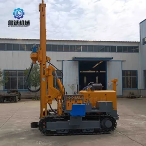 Crawler-type Solar Photovoltaic Pile Drilling Machine, Spiral Ground Pile Drilling Machine, Used for the Construction of Solar Power Stations thumbnail-2